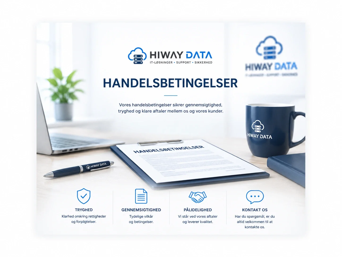 Handelsbetingelser hos Hiway Data