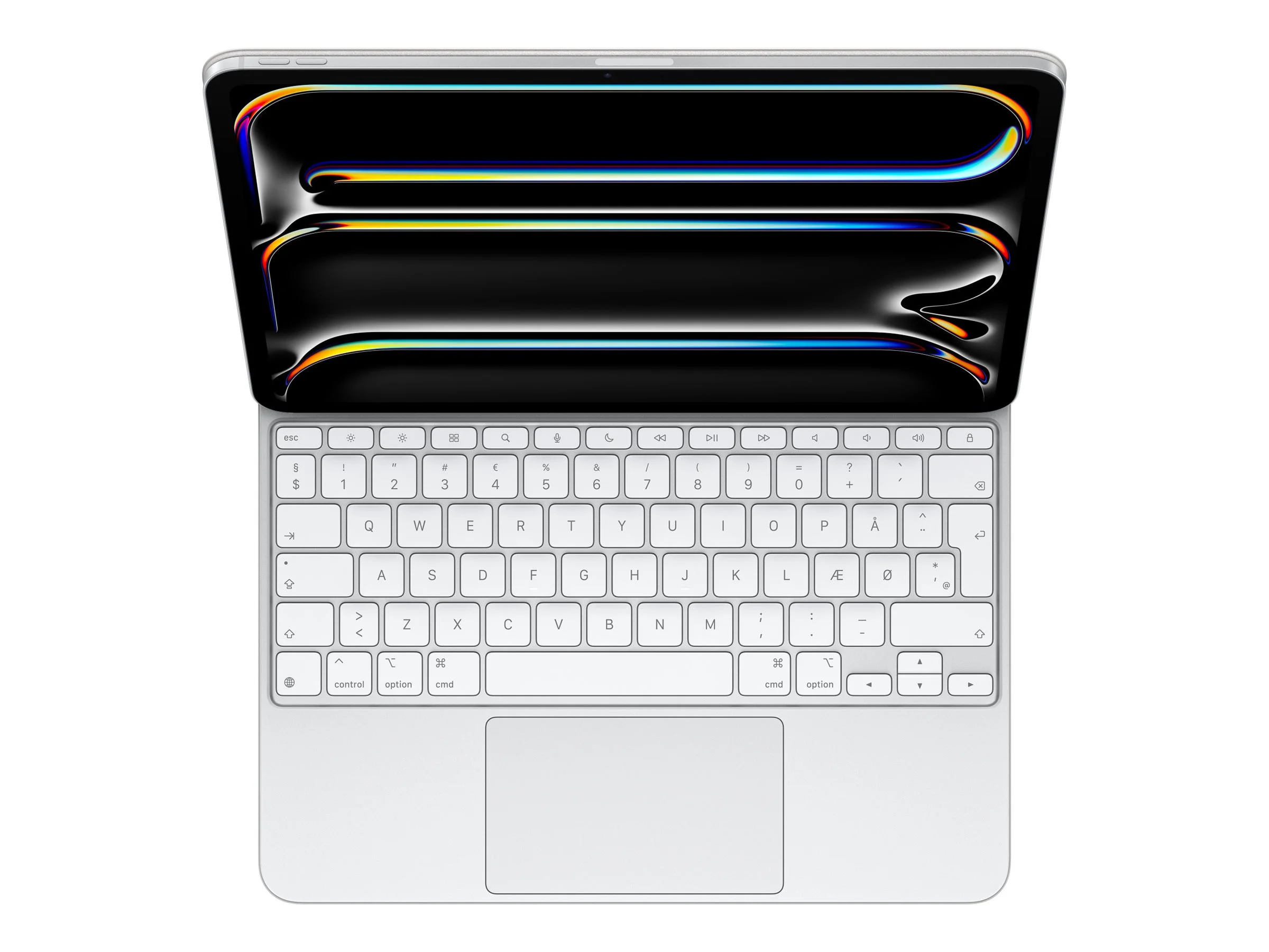 Apple Magic Keyboard til M4 iPad Pro 13" - Hvid - Dansk QWERTY