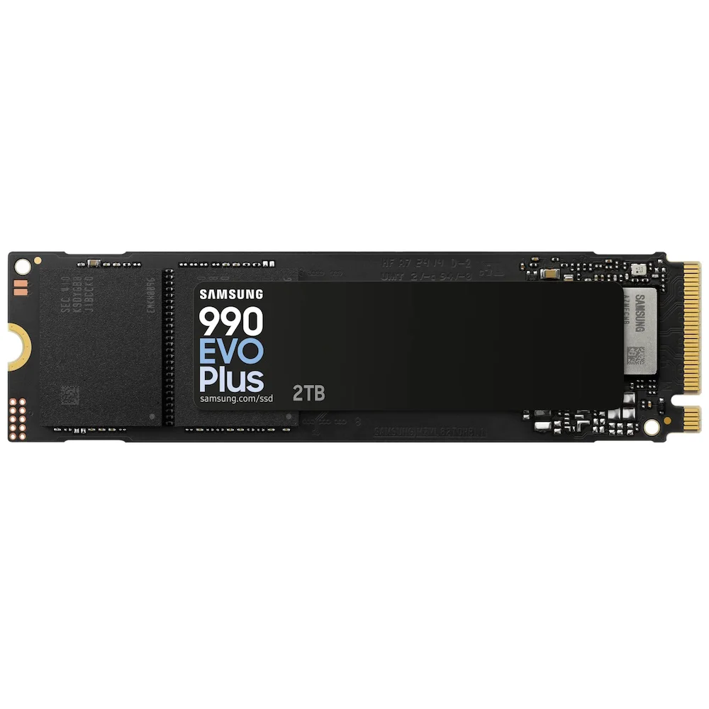 Samsung 990 EVO Plus Solid state-drev MZ-V9S2T0 2TB M.2 PCI Express 4.0 x4 (NVMe) PCI Express 5.0
