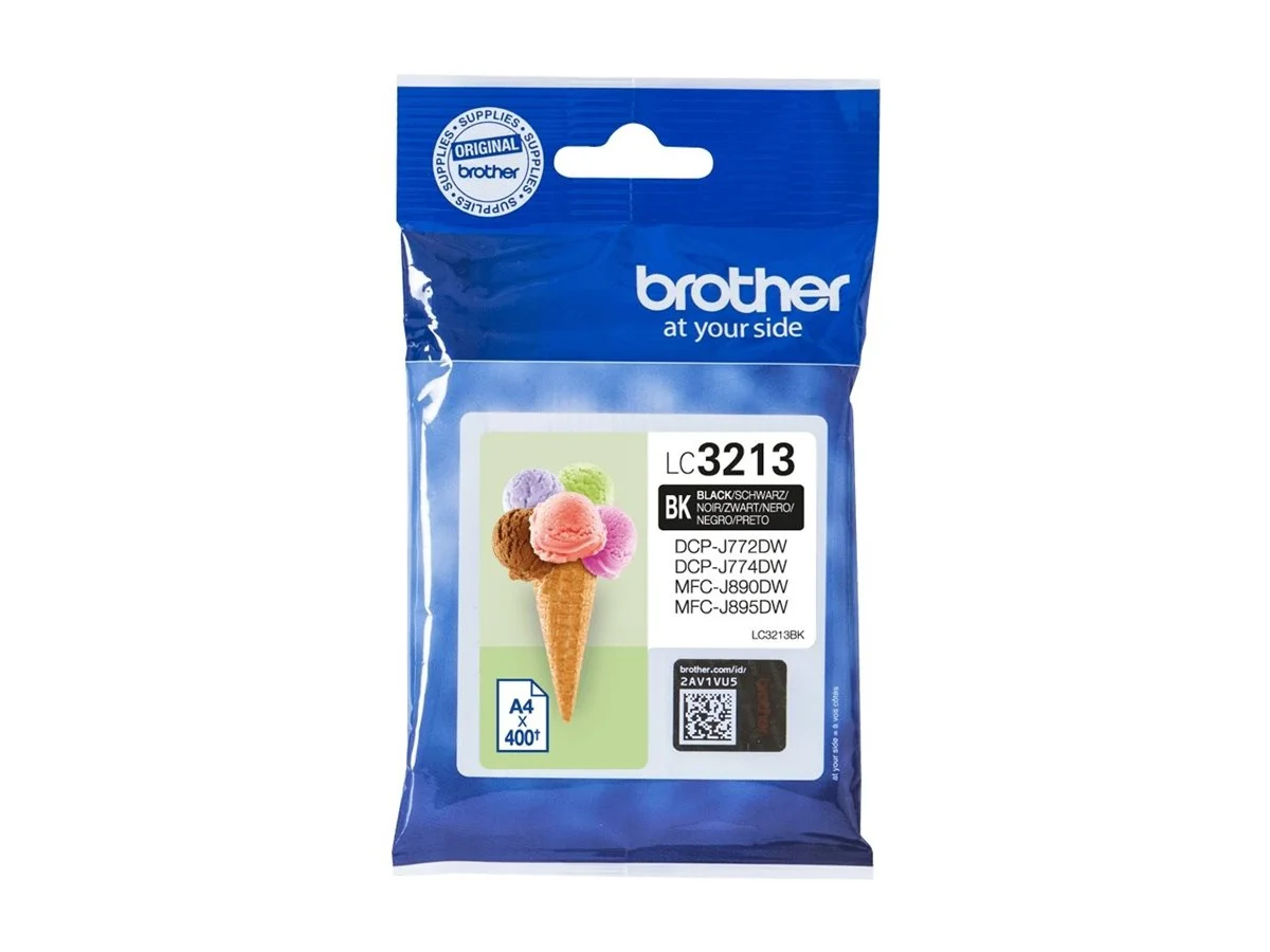 Brother LC 3213BK Sort 400 sider Blæk