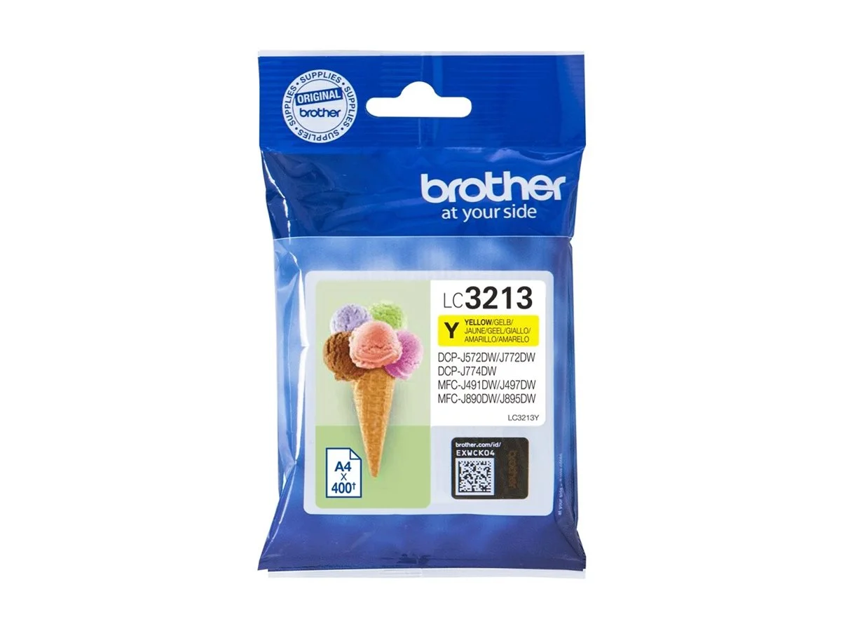 Brother LC 3213Y Gul 400 sider Blæk