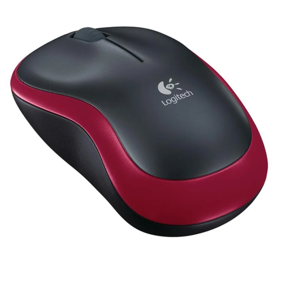 Logitech M185 Optisk Trådløs Rød