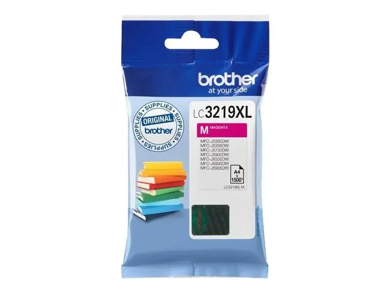 Brother LC 3219XLM Magenta 1500 sider Blæk