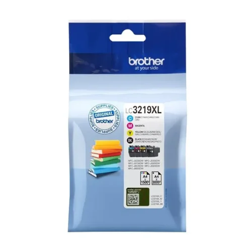 Brother LC 3219XL Value Pack Sort Gul Cyan Magenta Blæk