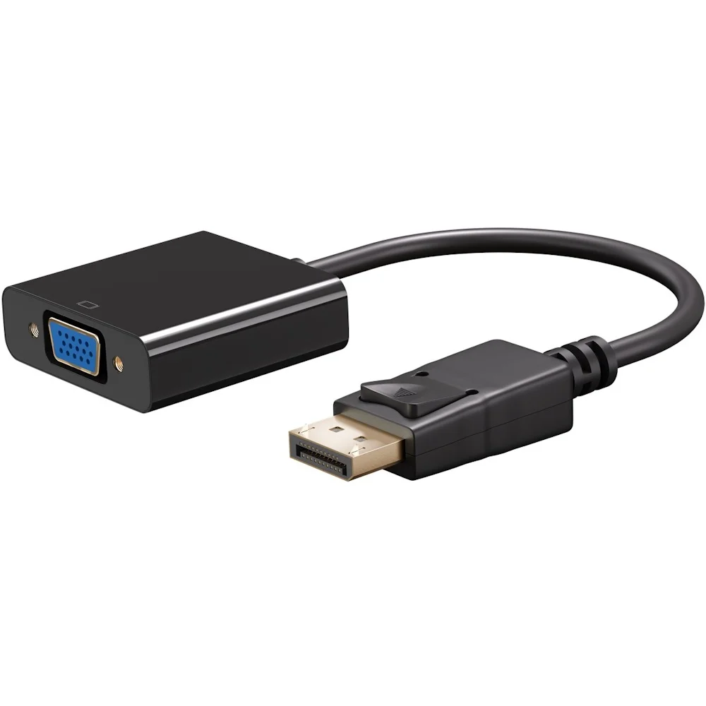 Goobay DisplayPort til VGA Adapter 0.15m 1080p@60Hz