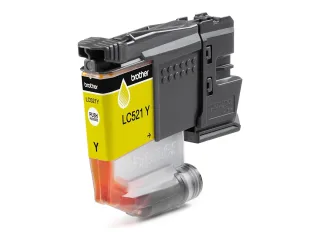 Brother LC521Y Gul 500 sider Blæk