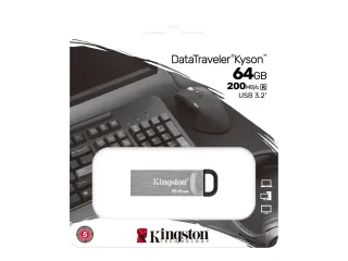 Kingston DataTraveler Kyson 64GB USB 3.2 Gen 1 USB stick Sølv