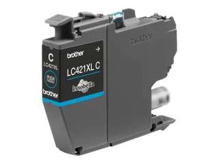 Brother LC 421XLC Cyan 500 sider Blæk
