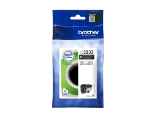 Brother LC 3233BK Sort 3000 sider Blæk