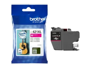 Brother LC 421XLM Magenta 500 sider Blæk