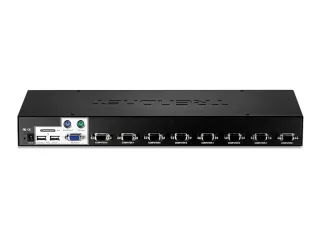 TRENDnet TK 803R KVM switch Monterbar på stativ