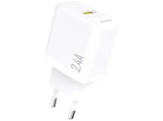 Dudao A23EU Adapter 12Watt GaN 1xUSB-A Hvid