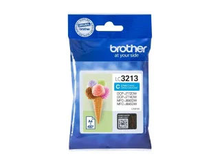 Brother LC 3213C Cyan 400 sider Blæk