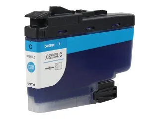 Brother LC 3239XLC Cyan 5000 sider Blæk
