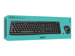 Logitech MK270 Wireless Combo Sæt med mus og tastatur Trådløs Nordisk