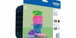 Brother LC 221 Value Pack Sort Gul Cyan Magenta 260 sider
