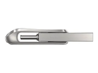 SanDisk Ultra Dual Drive Luxe 64GB USB 3.2 Gen 1 / USB-C USB stick Sølv