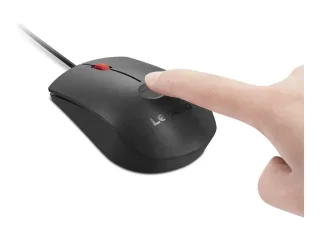 Lenovo Optisk Kablet Sort Rød