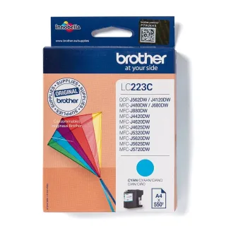 Brother LC 223C Cyan 550 sider Blæk