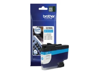 Brother LC 3239XLC Cyan 5000 sider Blæk