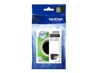 Brother LC 3233BK Sort 3000 sider Blæk