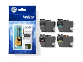 Brother LC 421XL Sort Gul Cyan Magenta 500 sider