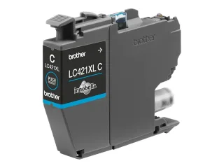 Brother LC 421XLC Cyan 500 sider Blæk
